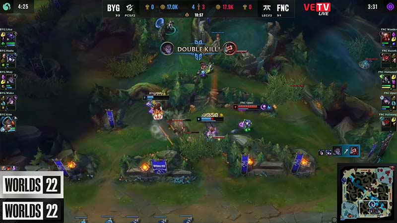 Update Worlds 2022: FNC destroyed BYG, Humanoid dazzling with Akali cards. - Photo 3