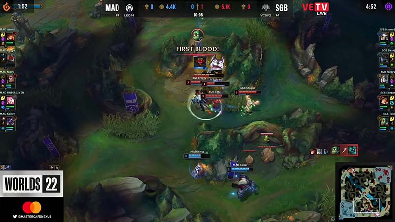 Update Worlds 2022: SGB falls before Mad - Photo 3