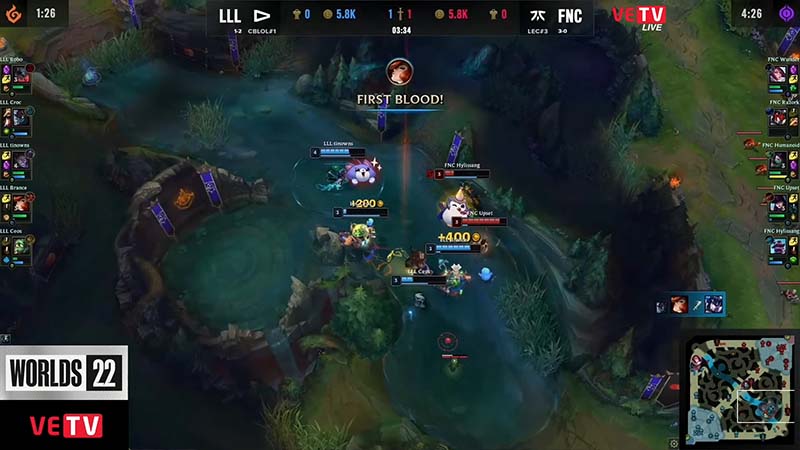 Update World Worlds 2022: LLL seismicism defeated FNC - Photo 2