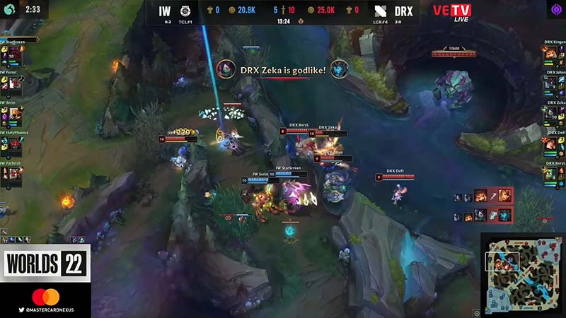 Update Worlds 2022: Drx walks before IW, Blue Dragon rises first in the table - Photo 3