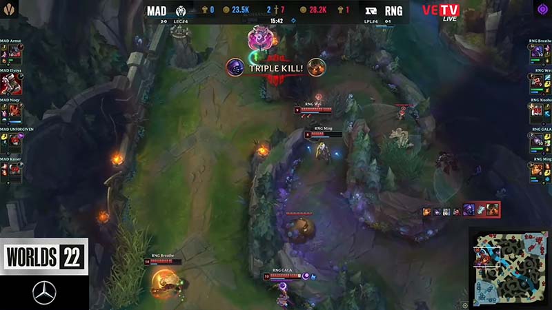Update Worlds 2022: Gala - Wei back, RNG destroyed Mad - Photo 3