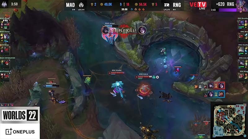 Update Worlds 2022: Gala - Wei back, Rng destroyed Mad - Photo 4