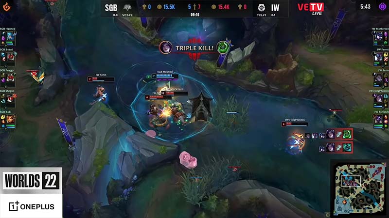SGB ​​vs IW - Results of Worlds 2022 League of Starting Round 1 - Photo 3
