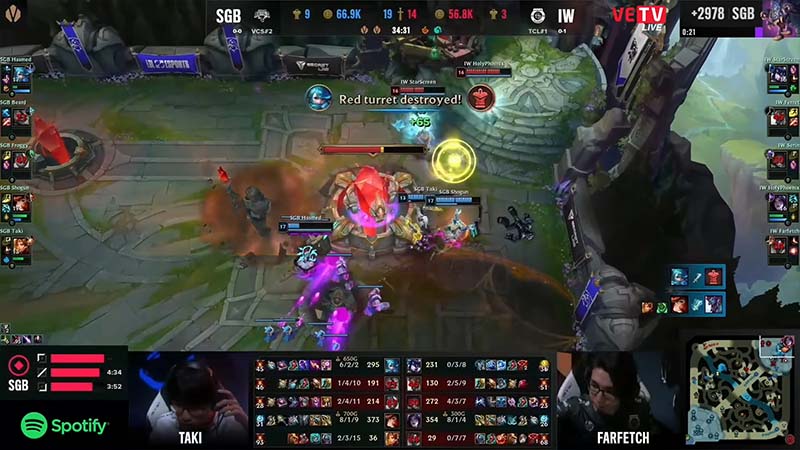 SGB ​​vs IW - Results of Worlds 2022 League of Starting Round 1 - Photo 5
