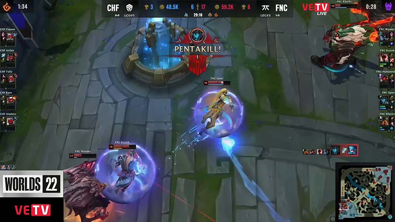 CHF vs FNC - Results of Worlds 2022 League of Legends round 1 - Photo 4