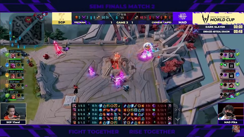 Semifinals AWC 2021: Burying Mad Team, Saigon Phantom to the Final of Losing Branch - Photo 1