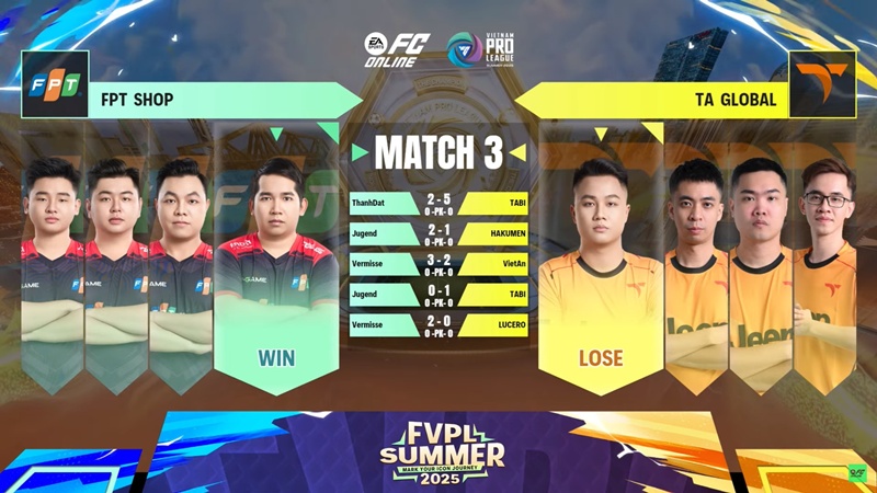 Knockout FVPL Summer 2025: Amita, FPT Shop in the Top 4 - Photo 5