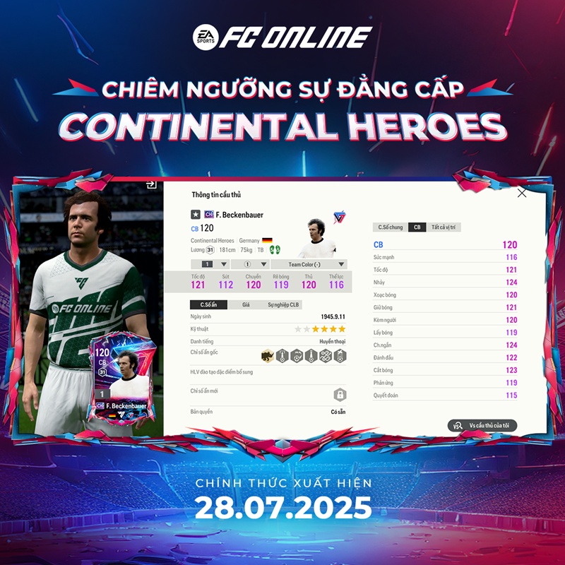 FC Online: Messi officially surpassed CR7 in the new Card Continental Heroes - Photo 1