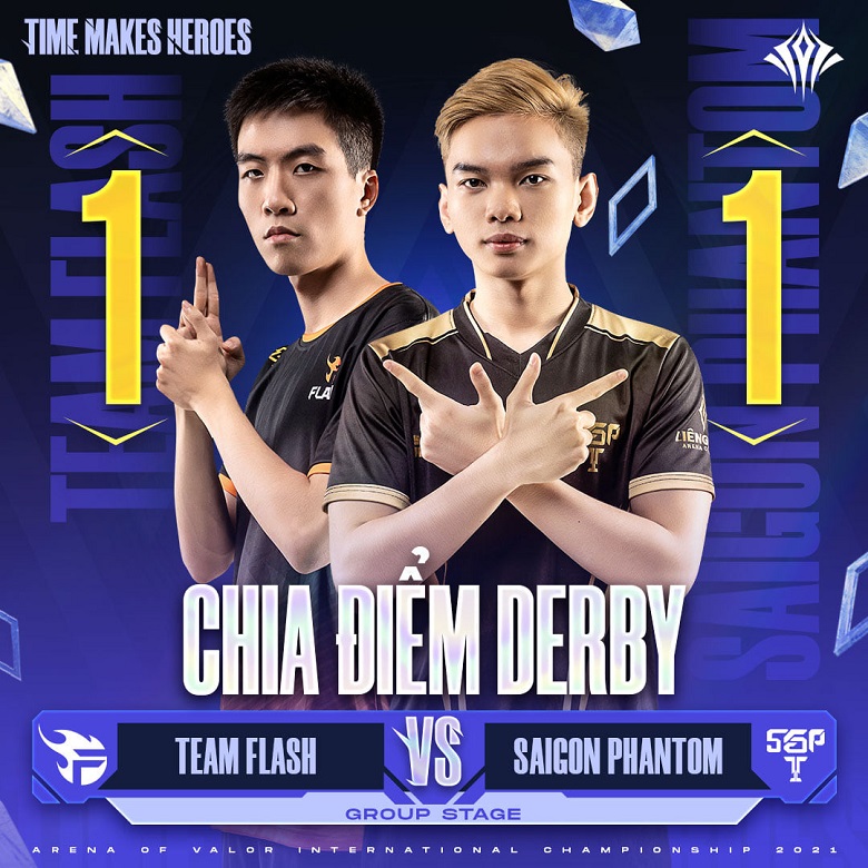 AIC 2021: ADC re -export, Flash team split points with Saigon Phantom - Photo 1