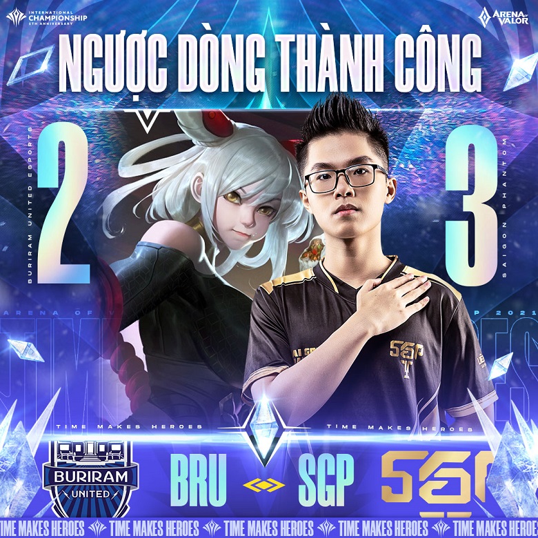 AIC 2021: Bright, Saigon Phantom upstream Buriram in the quarterfinals 2 despite being led 0-2 - Photo 2