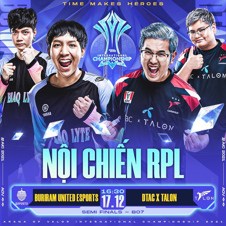 AIC 2021: DTAC Talon and Buriram United Esports reunion in the semi -finals of the loss - Photo 2