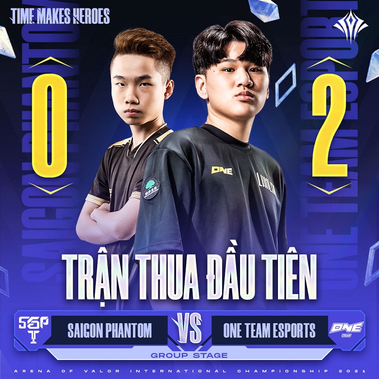 AIC 2021: Losing One Team, Saigon Phantom in the quarterfinals with the second place in Group B - Photo 1