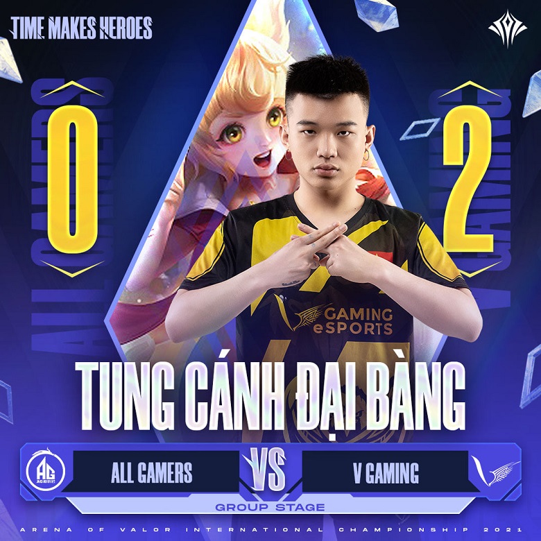 AIC 2021: Released Aya, V Gaming subdue Chinese representative - Photo 1