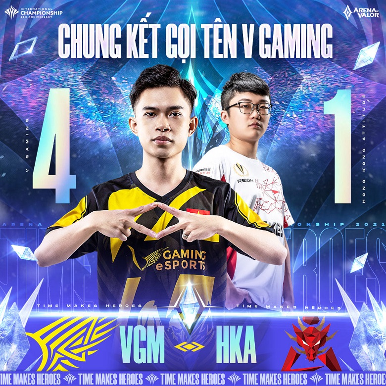 AIC 2021: V Gaming destroys Hong Kong Attitude to enter the final - Photo 3