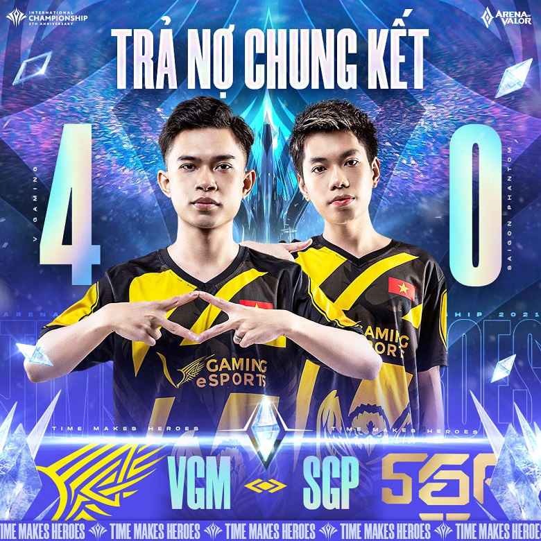 AIC 2021: V Gaming destroyed Saigon Phantom with a score of 4-0, proceeding to the semi -finals of Thang - Photo 2