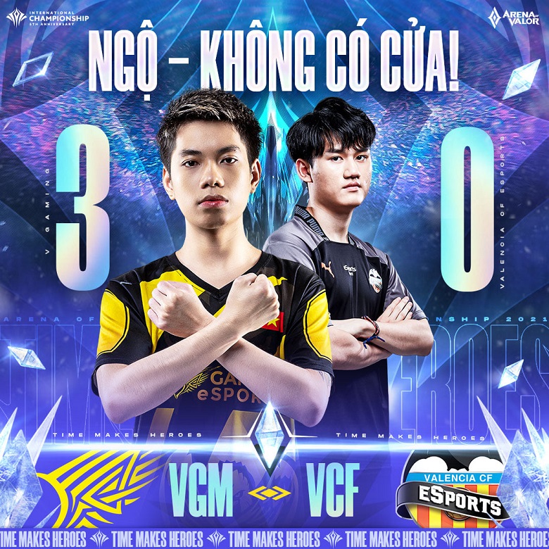 AIC 2021: V Gaming destroys Valencia CF Esports, entering the quarterfinals of the Branch - Photo 1