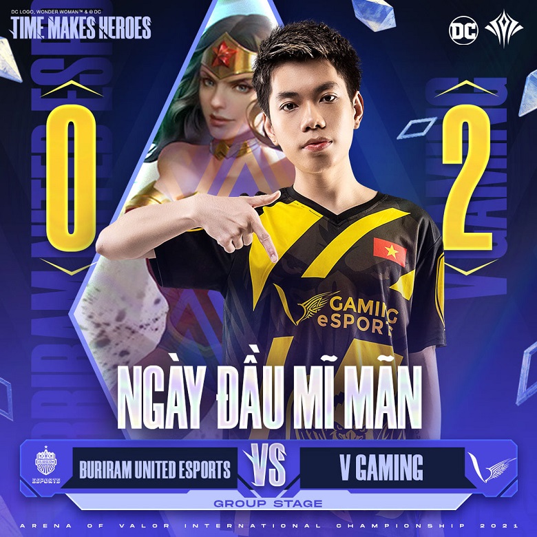 AIC 2021: V Gaming overlooking the unbelievable match before Buriram, winning all 6 points to launch - Photo 2