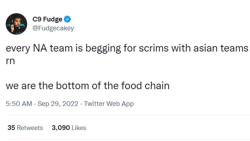 C9 Fudge: North American teams are at the bottom of the food chain - Photo 1