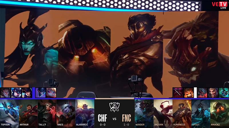 CHF vs FNC - Results of Worlds 2022 League of Legends round 1 - Photo 1