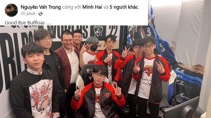 Coach Ren broke up SGB right after the defeat at Worlds 2022 - Photo 1