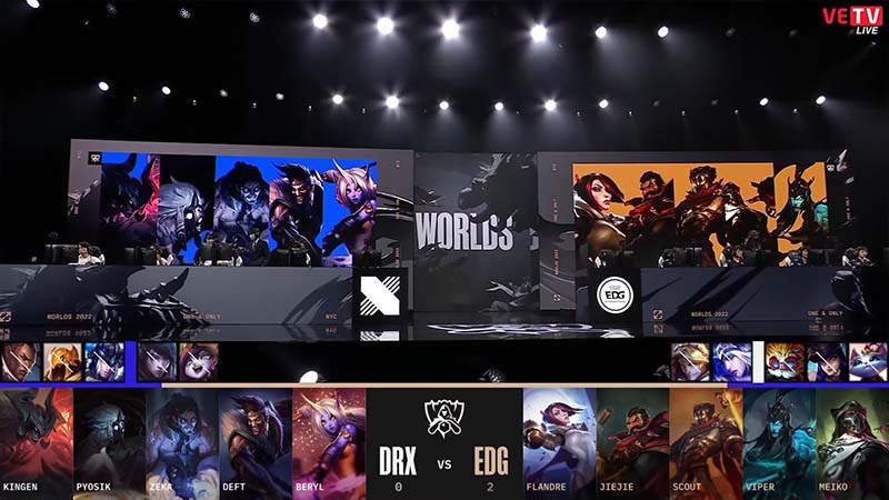 DRX vs EDG results 3: World Finals Worlds 2022 - Photo 1