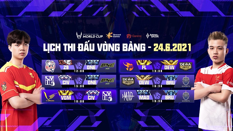 Live AWC 2021, the group stage on 23/6: Team Flash meets Dewa, Mad rematch Buriram - Photo 1