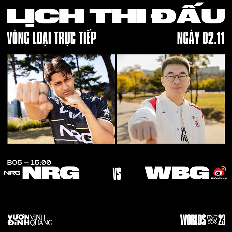 Direct quarterfinals Worlds 2023: NRG vs Weibo Gaming - Photo 1