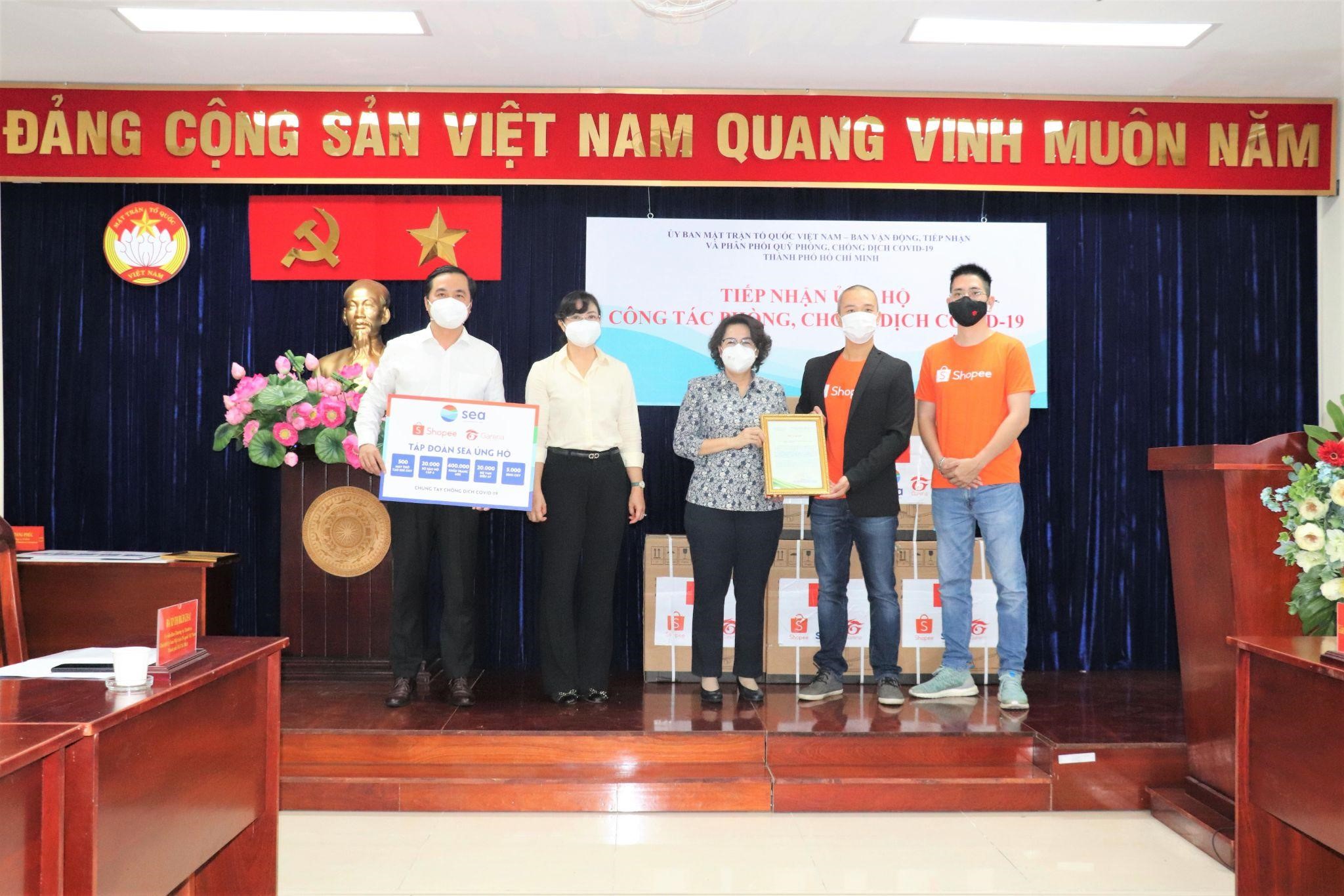 Garena Vietnam accompanies the anti -epidemic frontline in Ho Chi Minh City - Photo 1