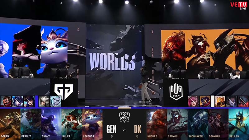 Gene results vs dk game 1: Worlds Finals 2022 - Photo 1