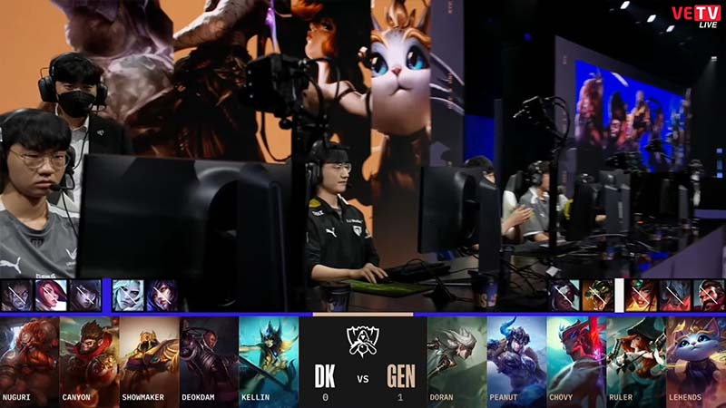 Gene results vs dk game 2: quarterfinals Worlds 2022 - Photo 1