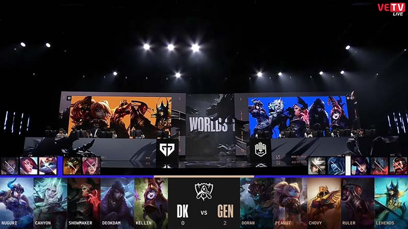 Genetic results vs dk game 3: quarterfinals Worlds 2022 - Photo 1