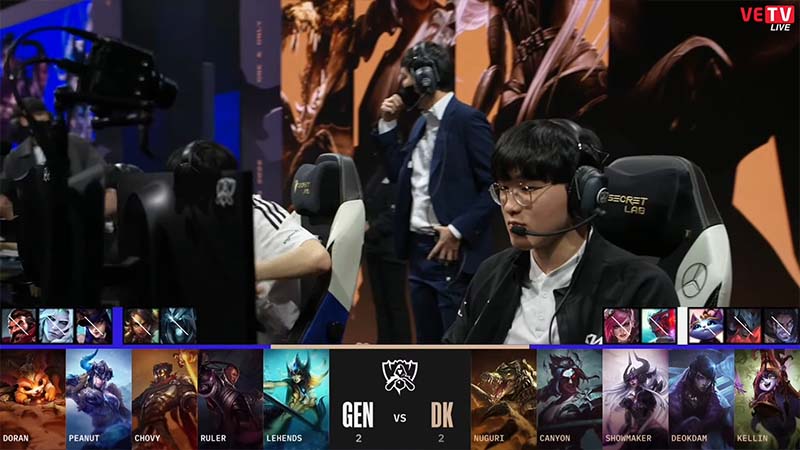 Gene results vs dk game 5: quarterfinals Worlds 2022 - Photo 1