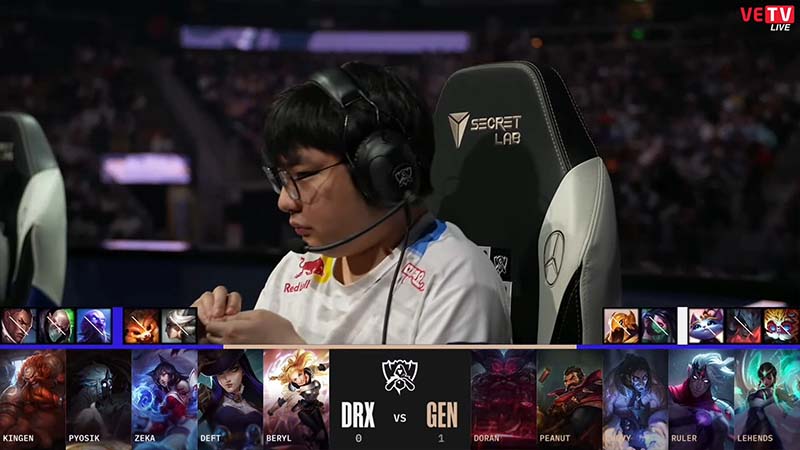 Genes vs Drx game 2: Semifinals Worlds 2022 - Photo 1