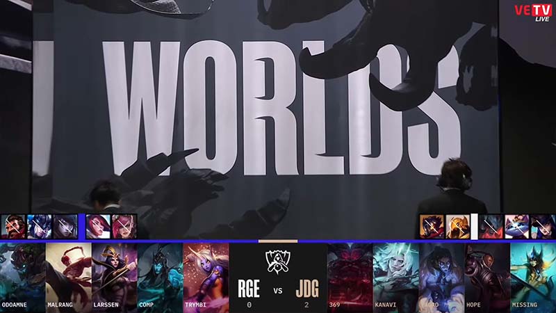 Results JDG vs Rge game 3: Quarterfinals Worlds 2022 - Photo 1