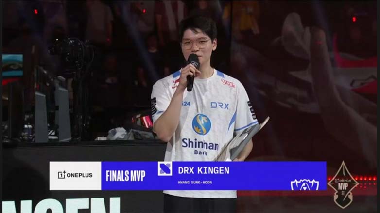 Kingen won the MVP title of Worlds 2022 - Photo 1