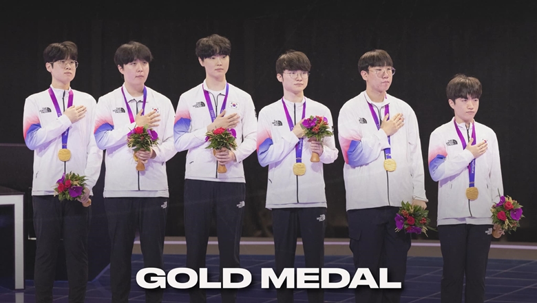 Korean League of Legends winning ASIAD 19 gold medal, exempted from military service - Photo 1