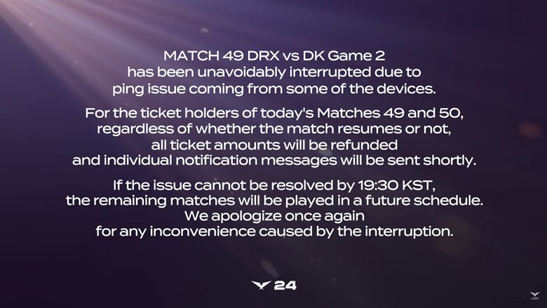 LCK Spring 2024: The tournament constantly encountered an error, the match Kwangdong Freecs - Brion was forced to move - Photo 2