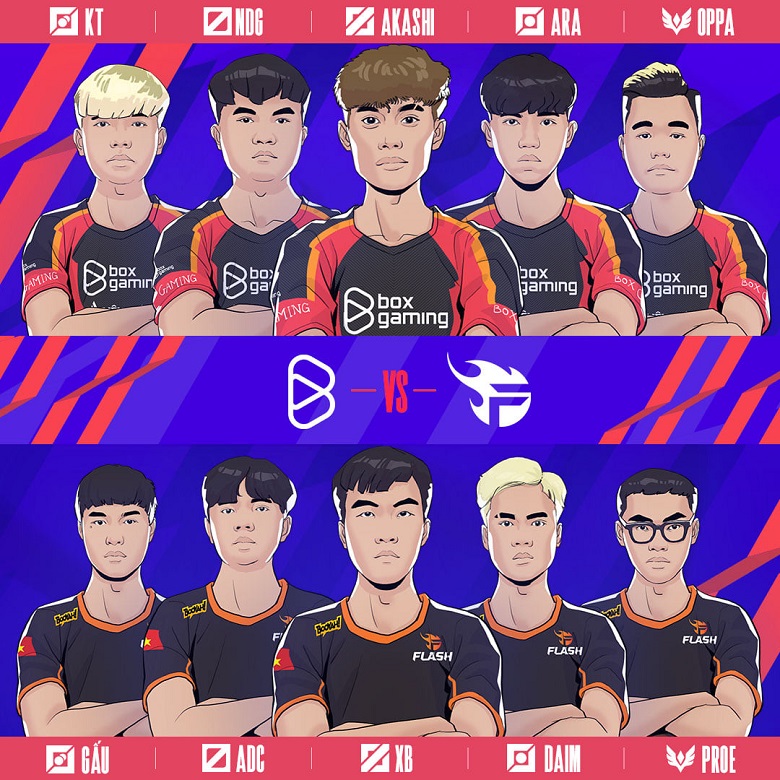 Directly play -off winter 2021 on November 5: box gaming vs team flash - Photo 1