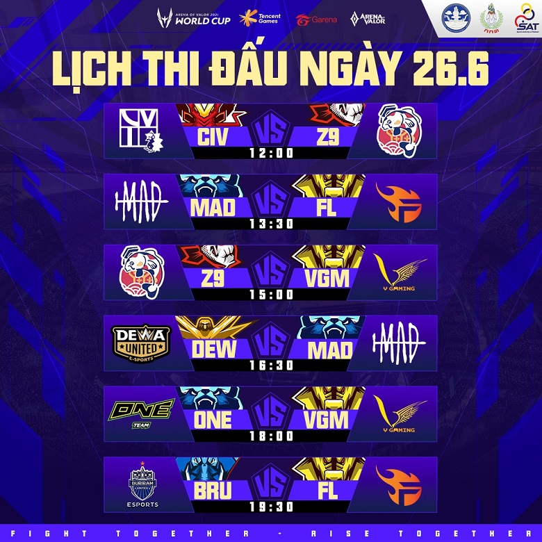 Live calendar AWC 2021 group stage 7: Big challenge for Team Flash - Photo 1