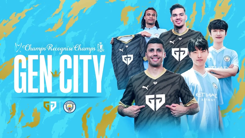 Man City organizes a party for Geng Esports - Photo 1