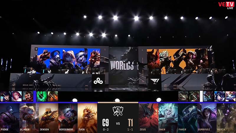 Results C9 vs T1 - Worlds 2022 Group stage 3 - Photo 1