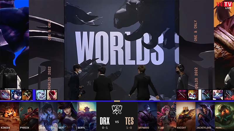 Results Drx vs TES - Worlds 2022 Group stage 3 - Photo 1