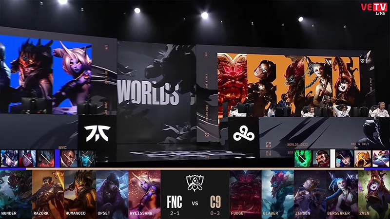 Results FNC vs C9: Worlds 2022 Group stage 5 - Photo 1