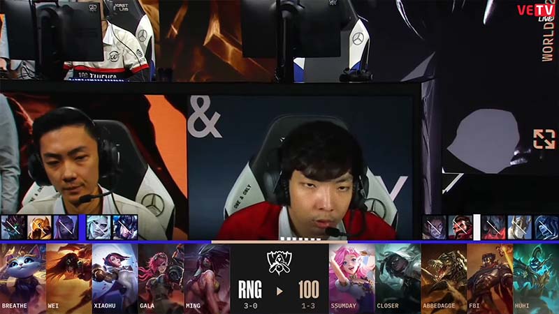 Results RNG VS 100T: Worlds 2022 Group stage 8 - Photo 1