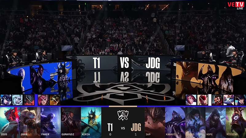 Results T1 vs JDG game 2: Semifinals Worlds 2022 - Photo 1