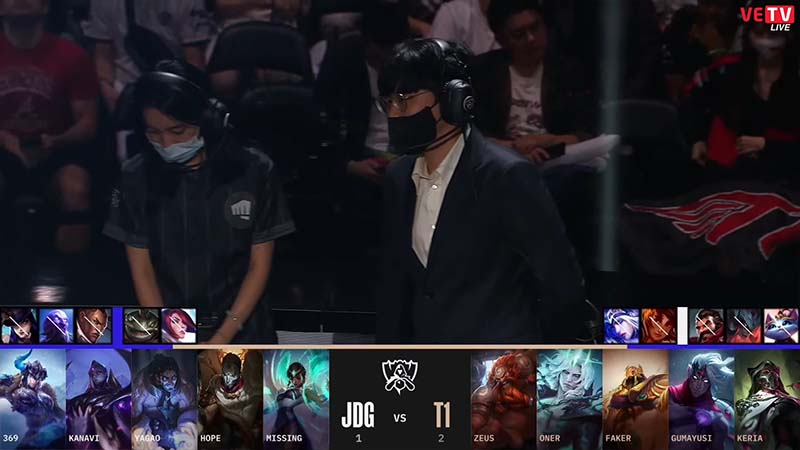 Results T1 vs JDG game 4: Semifinals Worlds 2022 - Photo 1