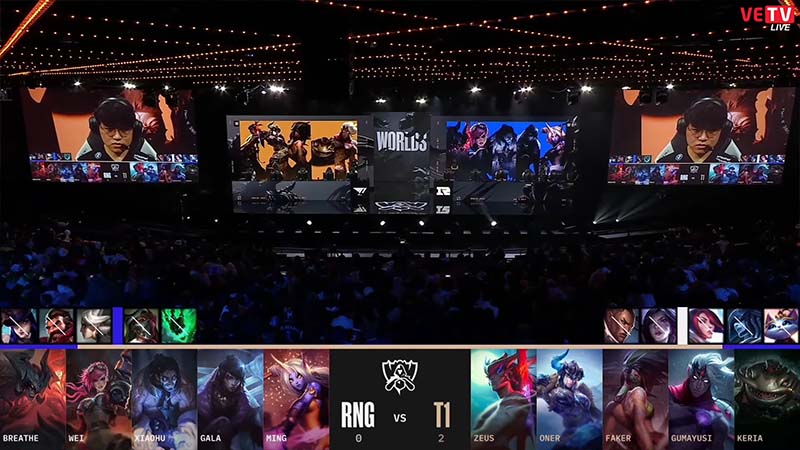 Results T1 vs Rng game 3: Marketing Worlds 2022 - Photo 1