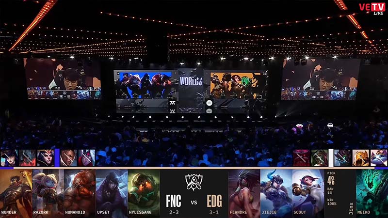 Results FNC vs EDG: Worlds 2022 Group stage 5 - Photo 1