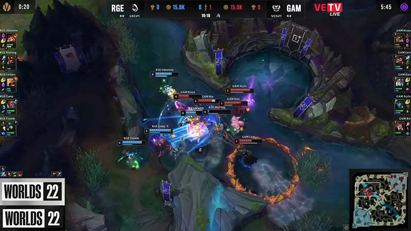 Results of RGE vs GAM: Worlds 2022 Group stage 7 - Photo 3