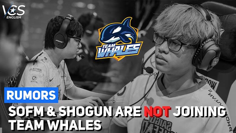 Sofm & Shogun does not join the Whales team - Photo 1